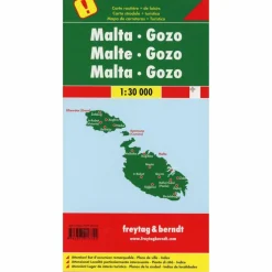 F+B AUTOKARTE MALTA - GOZO 1:30.000 - Straßenkarte