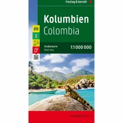 F&B KOLUMBIEN 1:1 MIO. - Straßenkarte