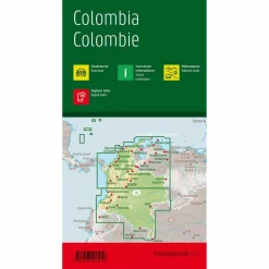 F&B KOLUMBIEN 1:1 MIO. - Straßenkarte