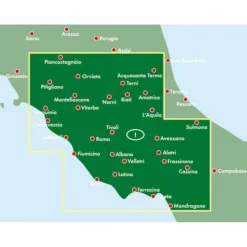 F&B LATIUM - ROM - VATIKAN 1 : 150 000 - Straßenkarte