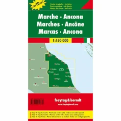 F&B MARKEN - ANCONA 1 : 150 000 - Straßenkarte