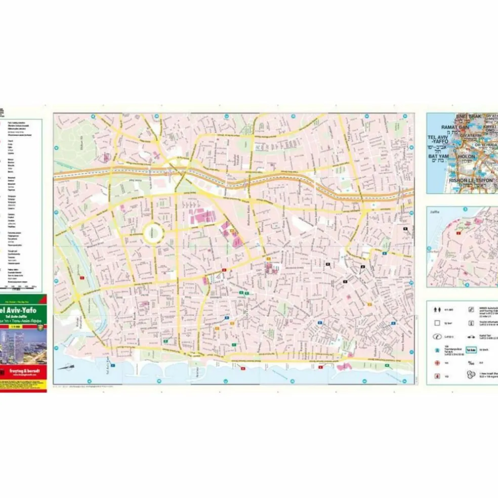 F+B TEL AVIV - YAFFO 1:9.400 - Stadtplan