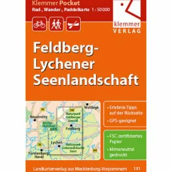 FELDBERG - LYCHENER SEENLANDSCHAFT - Karte