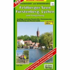 FELDBERGER SEEN, FÜRSTENBERG, LYCHEN UND UMGEBUNG - Wanderkarte