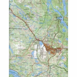 FJÄLLKARTAN 1 : 100 000 BD4 KIRUNA BERGW - Wanderkarte