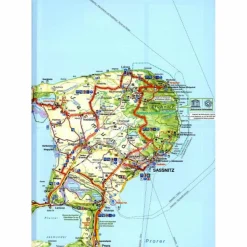 FK RÜGEN - HIDDENSEE (WASSER- UND REIßFEST) - Fahrradkarte