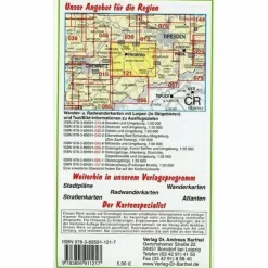 FREIBERG THARANDTER WALD UND UMGEBUNG - Wanderkarte