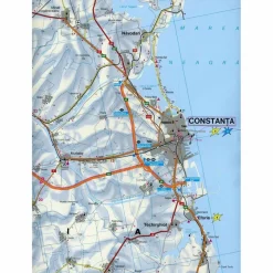 FUB BULGARISCH RUMÄNISCHE SCHWARZMEERKÜS - Straßenkarte