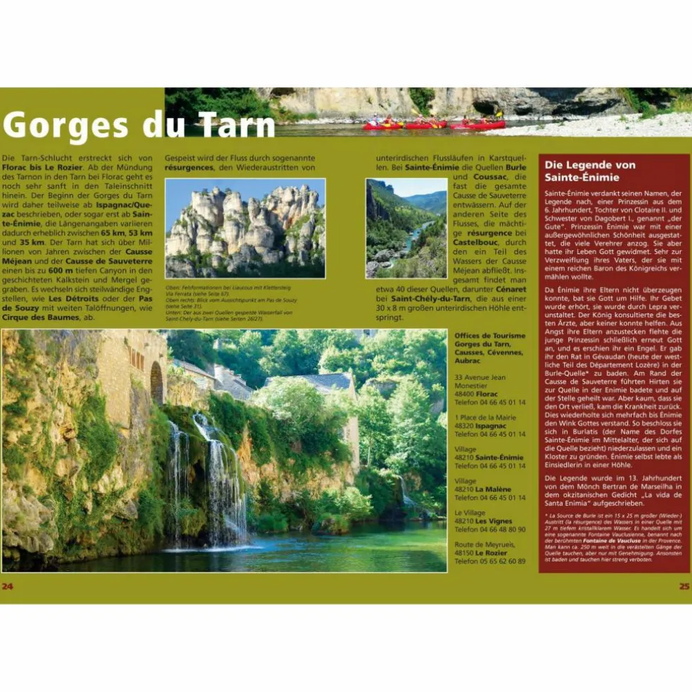 GORGES DU TARN, CEVENNEN - Wanderführer