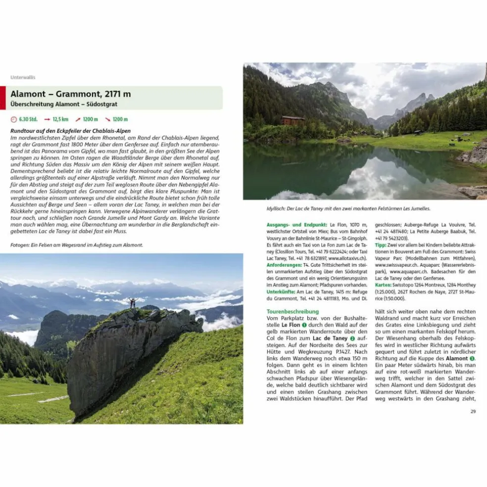 GRATWANDERN SÜDSCHWEIZ - Wanderführer