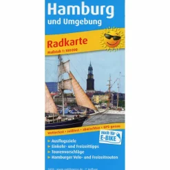 HAMBURG UND UMGEBUNG 1:100 000 - Fahrradkarte
