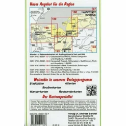 HANSESTADT WISMAR, INSEL POEL, BOLTENHAG - Wanderkarte