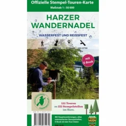 HARZER WANDERNADEL 1 : 50 000 - Wanderkarte