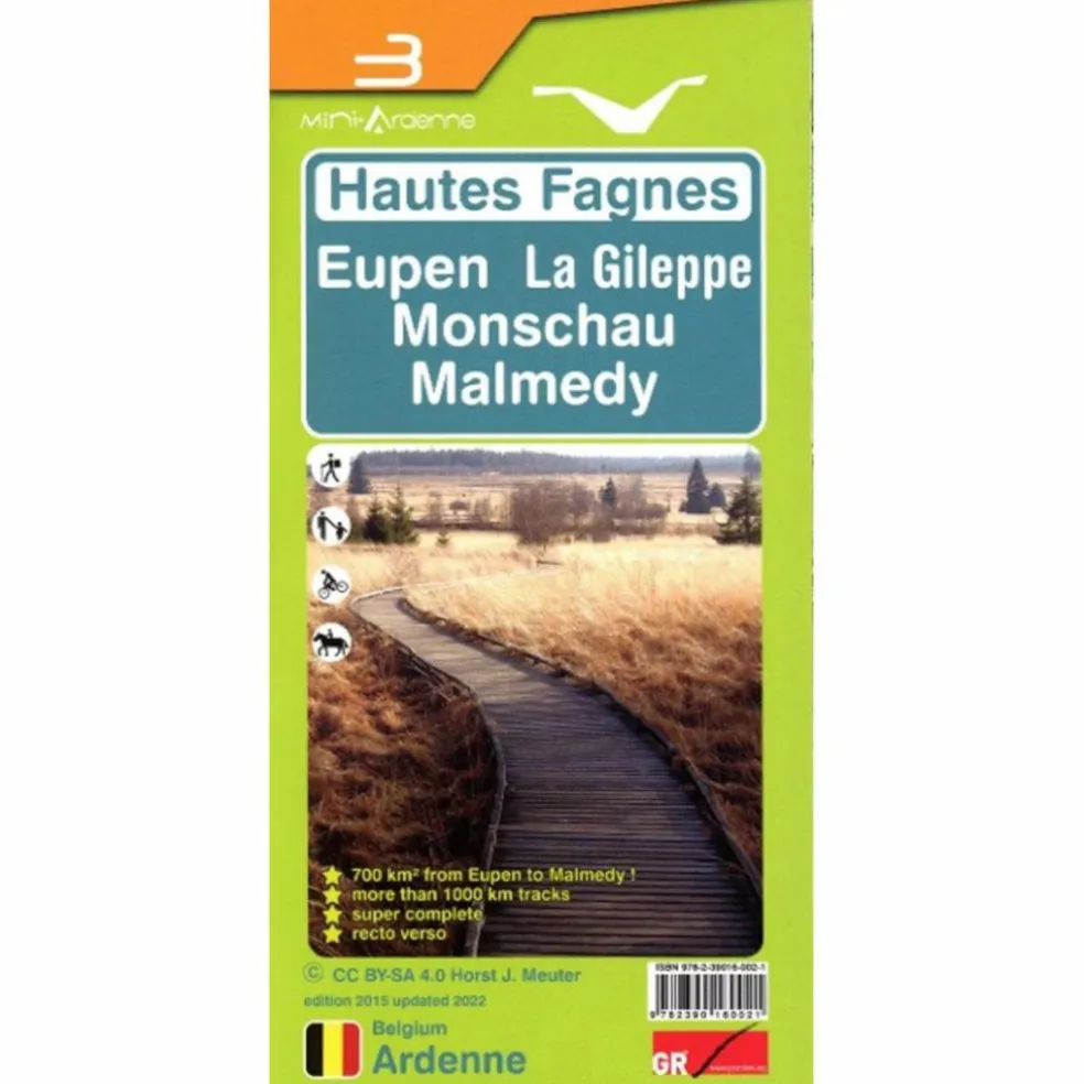 HAUTES FAGNES 1 : 25.000 - Wanderkarte