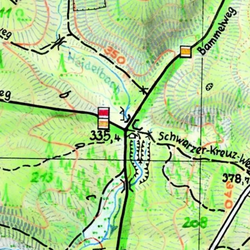 HINTERHERMSDORF - Wanderkarte