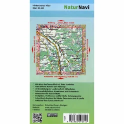 HINTERTAUNUS MITTE 1:25.000, BLATT 45- - Wanderkarte
