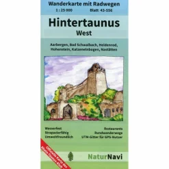 HINTERTAUNUS WEST 1:25.000, BLATT 43-5 - Wanderkarte