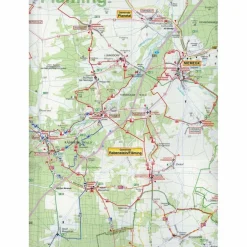 HOHER FLÄMING, BAD BELZIG, BEELITZ UND UMGEBUNG - Wanderkarte