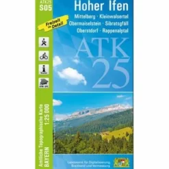 HOHER IFEN (AMTLICHE TOPOGRAPHISCHE KARTE 1:25000)