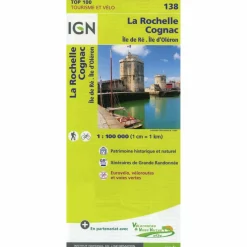 IGN 138 LA ROCHELLE COGNAC 1:100 000 - Karte