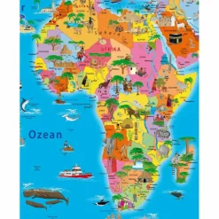 ILLUSTRIERTE POLITISCHE WELTKARTE - Karte