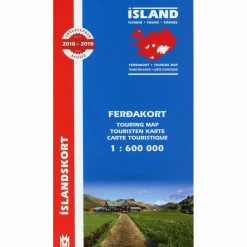 ISLAND TOURING MAP 1 : 600 000 FERDAKORT - Straßenkarte