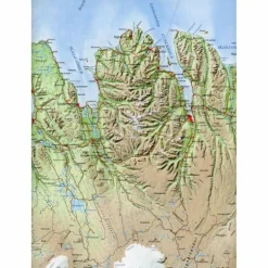 ISLAND TOURING MAP 1 : 600 000 FERDAKORT - Straßenkarte