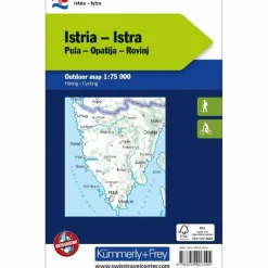 ISTRIEN NR. 01 OUTDOORKARTE KROATIEN 1:75 000 - Karte