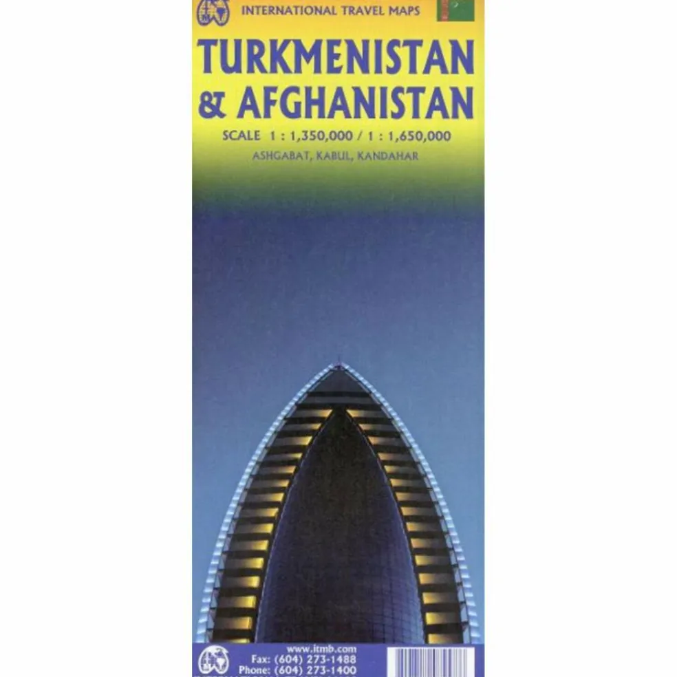 ITM AFGHANISTAN & TURKENISTAN - Straßenkarte