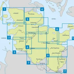 ITZEHOE - PINNEBERG 1 : 50 000 - Wanderkarte