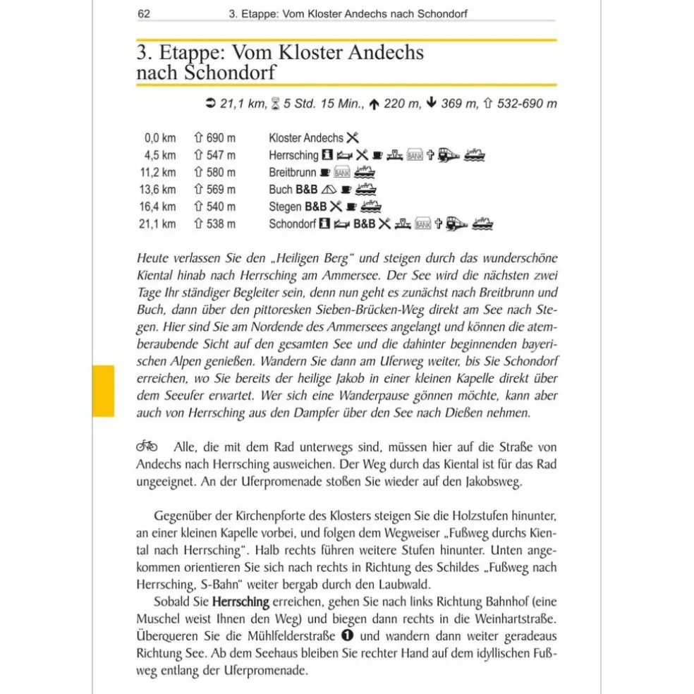 JAKOBSWEG MÜNCHEN - LINDAU - Wanderführer