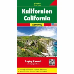 KALIFORNIEN 1:600.000 - Straßenkarte
