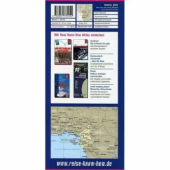 KAMERUN, GABUN 1:1,3 MIO. - Straßenkarte