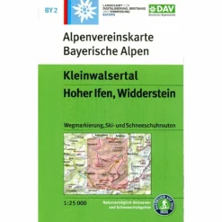 KLEINWALSERTAL, HOHER IFEN, WIDDERSTEIN 1:25 000