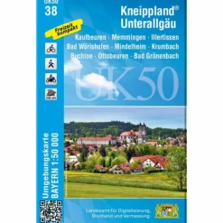 KNEIPPLAND UNTERALLGÄU 1 : 50 000 (UK50-38)