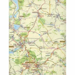 KOHRENER LAND, COLDITZER FORST UND UMGEBUNG - Wanderkarte