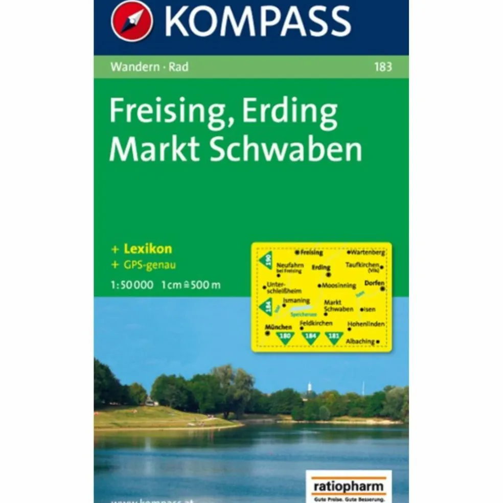 KOKA 183 FREISING - ERDING - MARKT SCHWABEN - Wanderkarte
