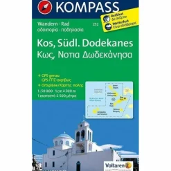 KOKA 252 KOS - SÜDLICHER DODEKANES - Wanderkarte
