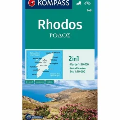 KOKA 248 RHODOS - Wanderkarte