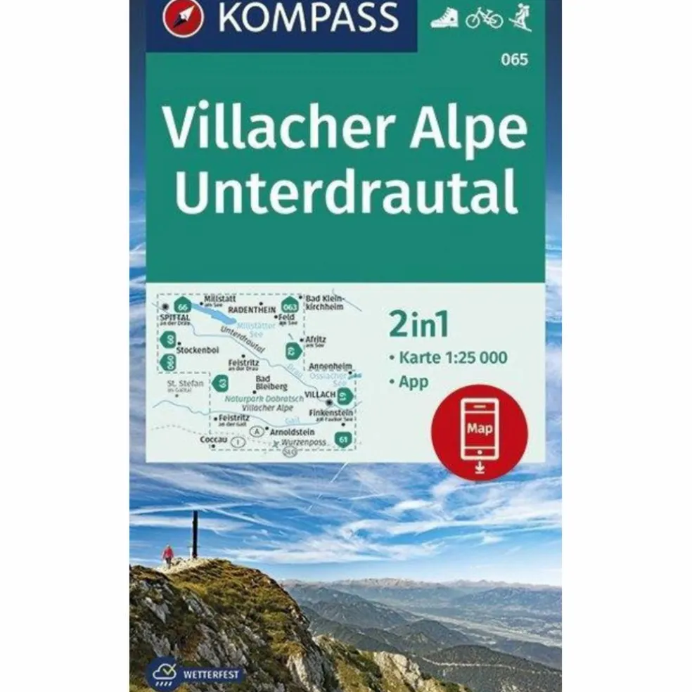 KOKA 64 VILLACHER ALPE, UNTERDRAUTAL - Wanderkarte