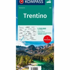KOMPASS AUTOKARTE TRENTINO 1:150.000 - Straßenkarte