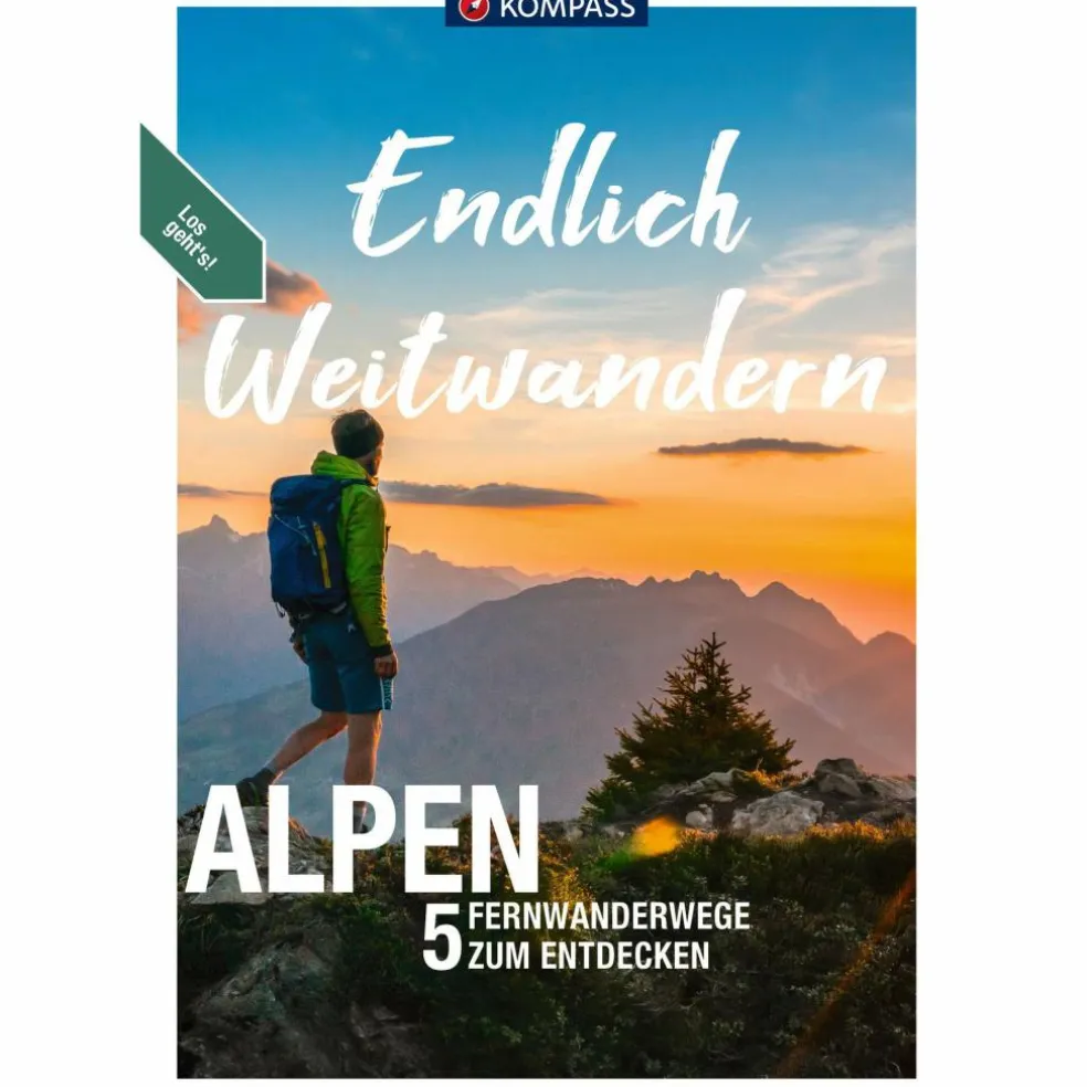 KOMPASS ENDLICH WEITWANDERN - ALPEN - Wanderführer