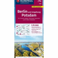 KOMPASS FAHRRADKARTE BERLIN UND UMGEBUNG, POTSDAM