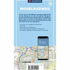 KOMPASS FAHRRAD-TOURENKARTE MOSELRADWEG 1:50.000