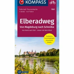 KOMPASS FAHRRAD-TOURENKARTE ELBERADWEG