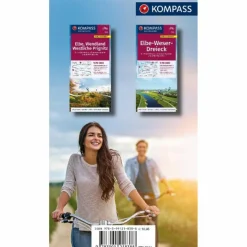 KOMPASS FAHRRAD-TOURENKARTE ELBERADWEG