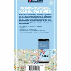 KOMPASS FAHRRAD-TOURENKARTE NORD-OSTSEE-KANAL-RADWEG