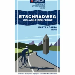 KOMPASS FAHRRAD-TOURENKARTE ETSCHRADWEG