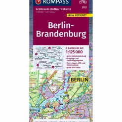 KOMPASS GRK 3703 BERLIN-BRANDENBURG - Fahrradkarte
