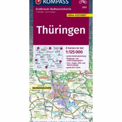 KOMPASS GRK 3703 THÜRINGEN - Wanderkarte